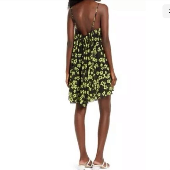 WAYF New! Kaylie Green floral Swing Mini Dress size XL- runs large - Picture 8 of 16